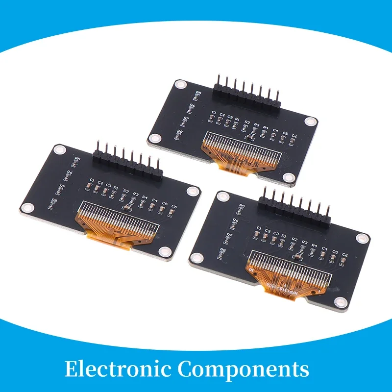 1Pcs OLED Display Screen 0.96-inch White/blue 12864 Screen Module With Matrix 4 Key Interfaces Keyboard IIC SSD1315