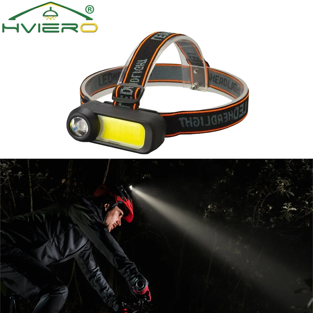 

Mini Bright Headlight COB Multi Function Usb Rechargeable Headlamps Outdoor Camping Mountaineering Rock Climbing Fishing Light