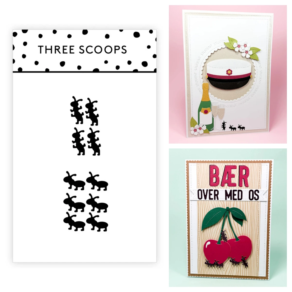 Three Scoops Ants Student Circle Large Cherry on a Stem Metal Cutting Dies DIY Scrapbook Greeting Card Diary Handmade May 2026