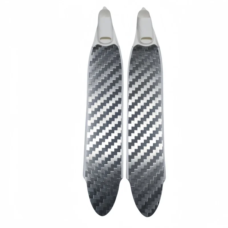 Freediving carbon fiber long fins; Adult diving fins made of high quality 12K carbon fiber blade with a length of 1 meter