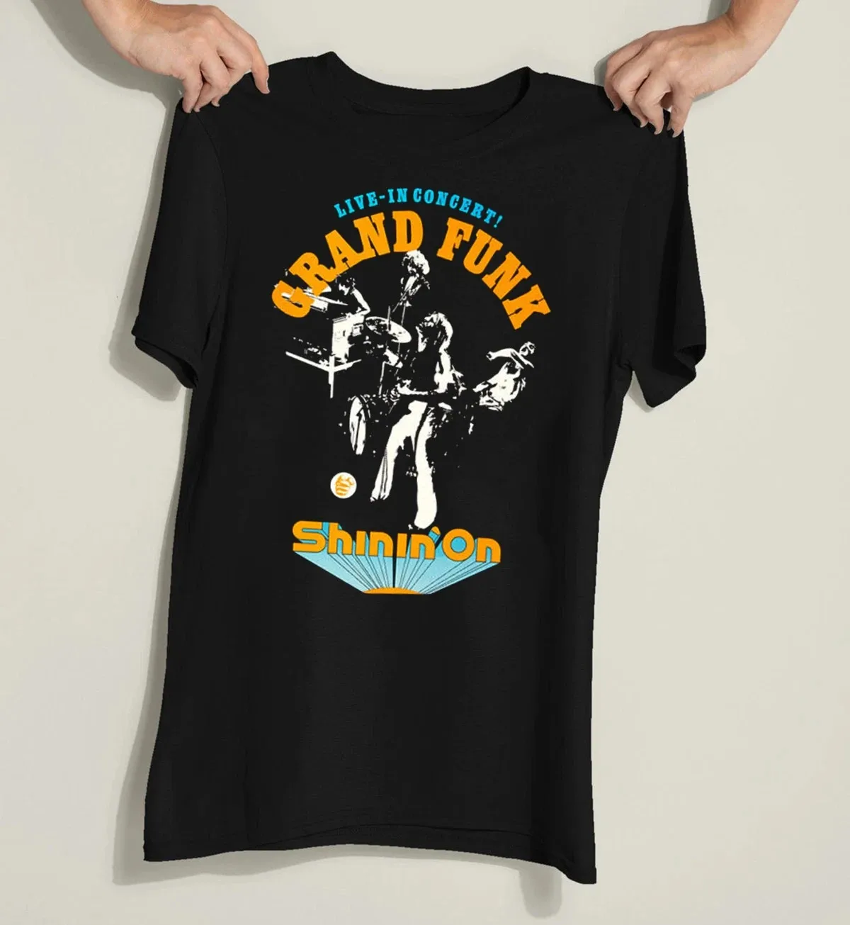 RARE! Grand Funk Railroad Tee Men Unisex T Shirt All Size S-5XL
