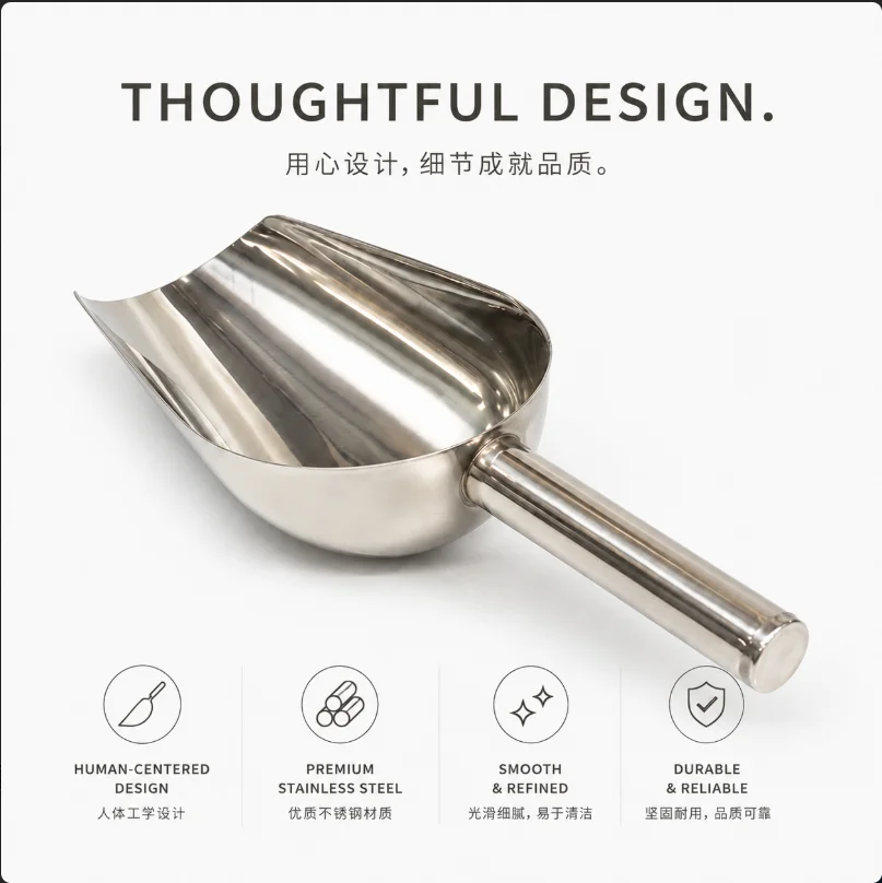 Juego de palas de acero inoxid - Commercial Kitchen Set reseña y precio