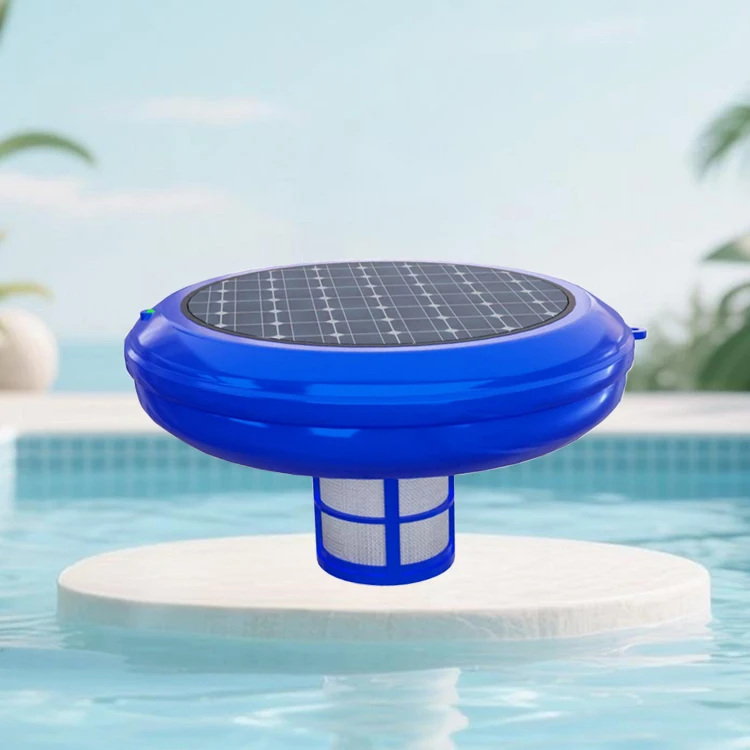 

High Quality Solar Pool Ionizer Floating Chlorine Water Cleaner Purifier for Family Outdoor Swimming Poolpromote sales