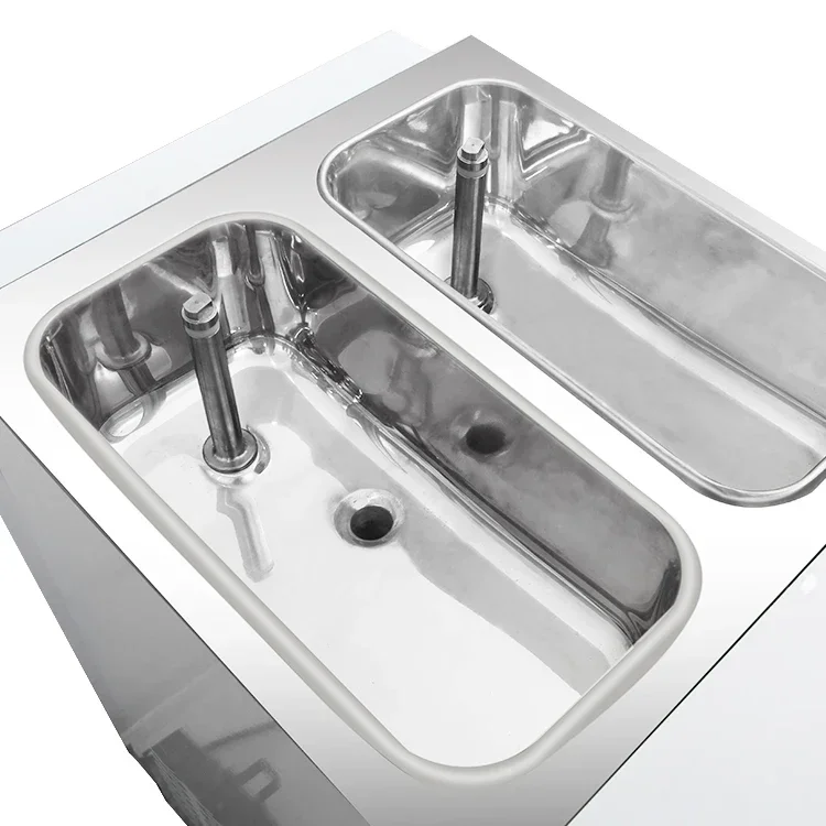 Mobiltelefon Fernmonitor Mini Vorkühlungsfunktion Doppelsystem Candy Color to Choose Softeismaschine mit Tischplatte