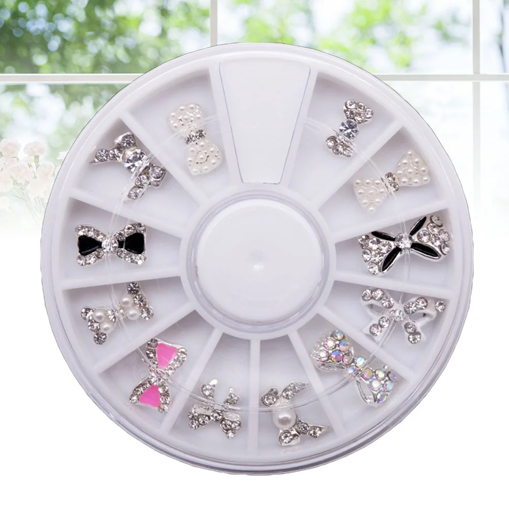 

12 Pcs Nail Decoration Holographic Sequins Stickers Manicure Accessory Ornament