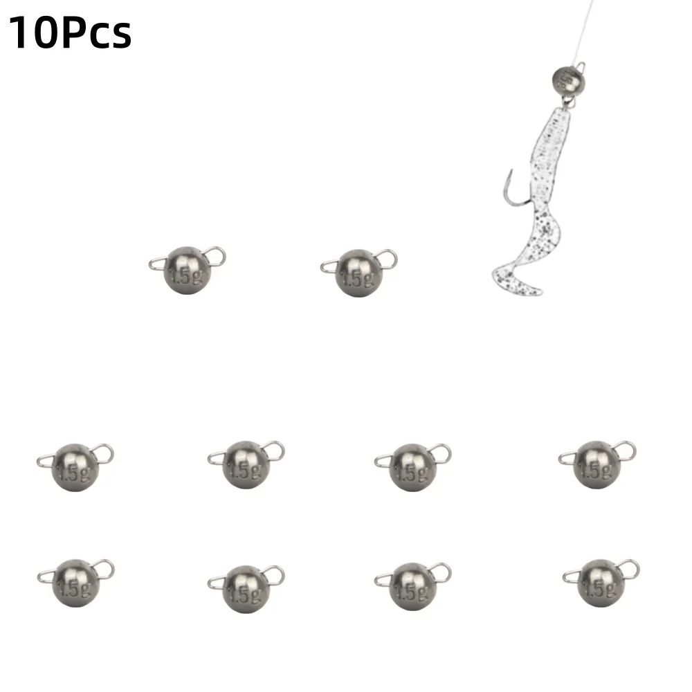 

1.5g-10PCS Fishing Tackle Jig Cheburashka Wolfram Drop Shot Weights Sinkers Jig Cheburashka Sinkers Weight