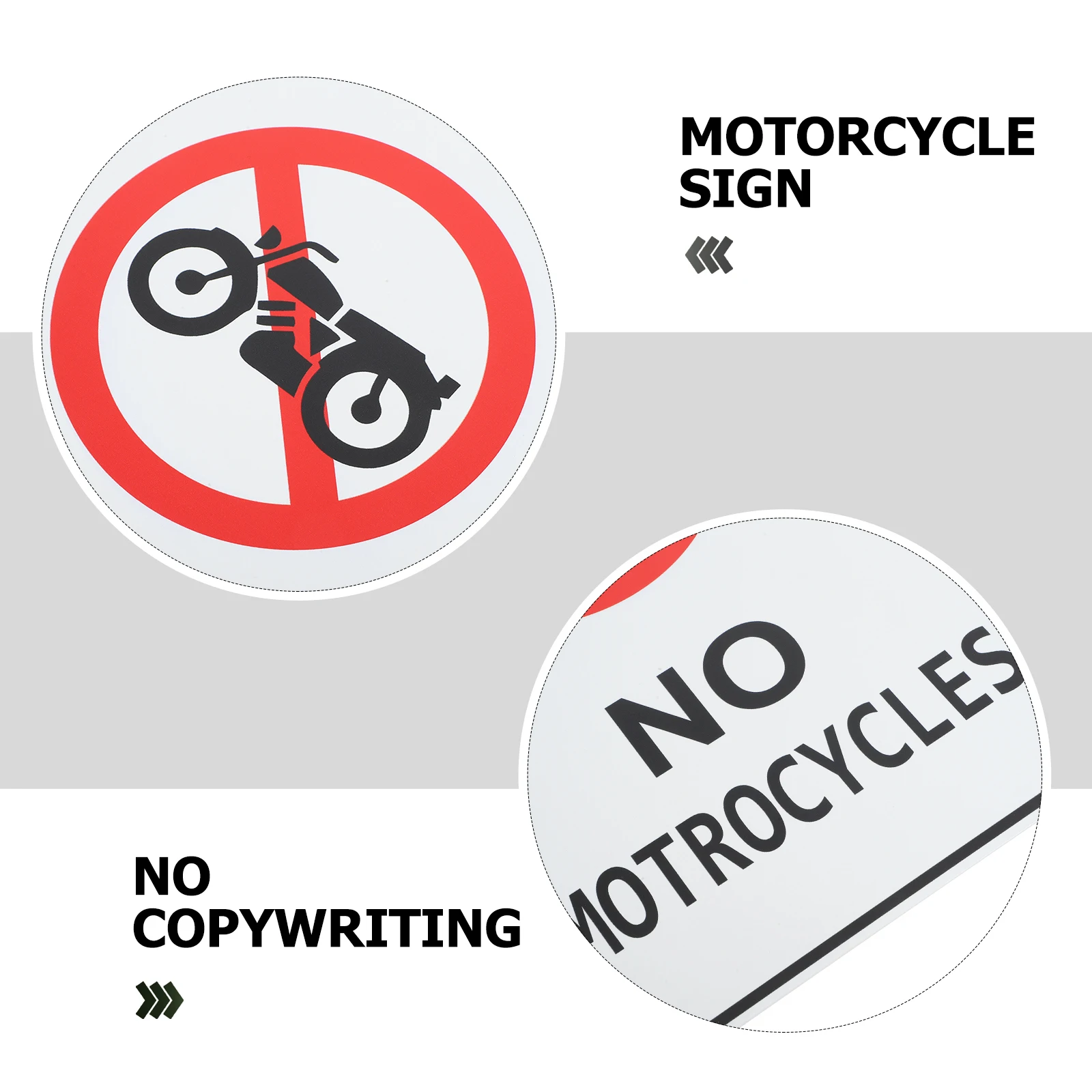 

Safety Road Motorcycle Warning Warning Iron Sign High Visibility Material Traffic Safety Road Sign Signs