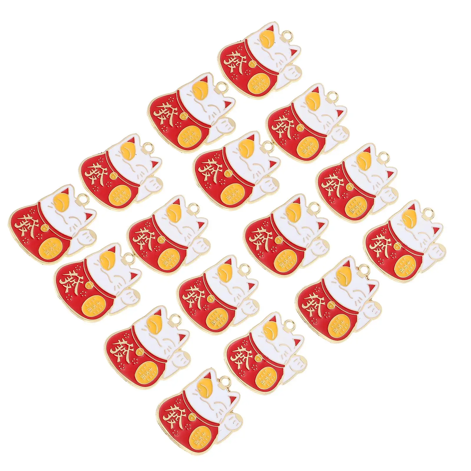 

20 Pcs Cat Charms Alloy Cat Charms Keychain DIY Pendant Jewelry Making Crafts Decor Accessories Necklace Bracelet