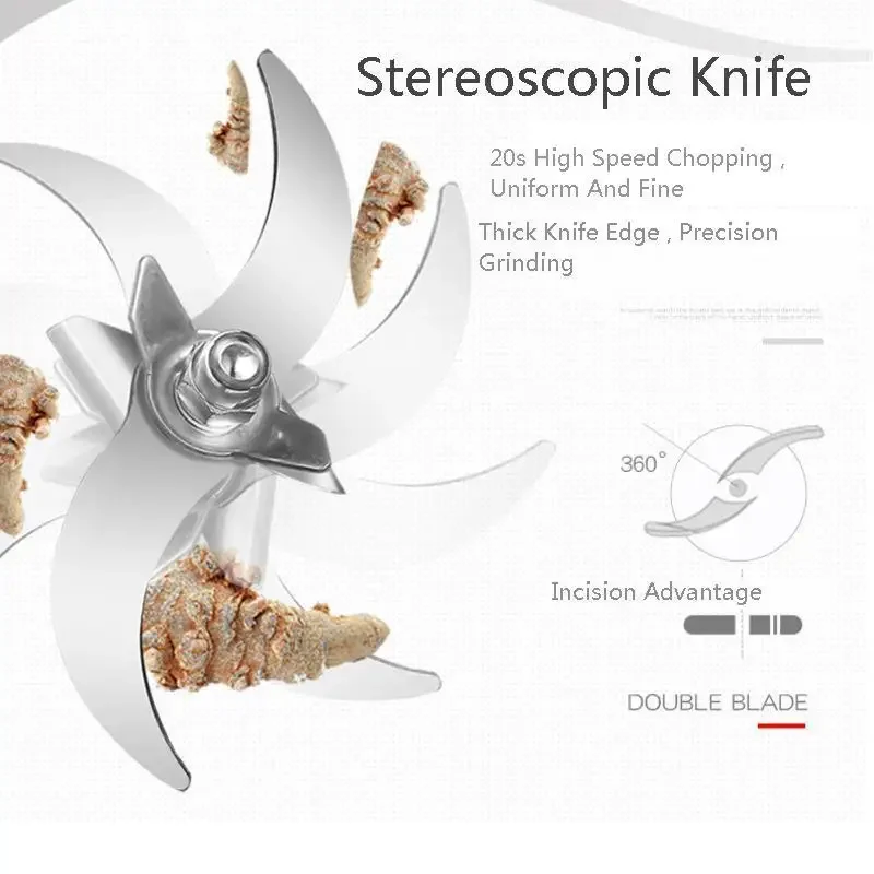 グラインダー 2500 グラム大型粉砕機家庭用製鉄所商業粉末機超微粉砕機ステンレスミル
