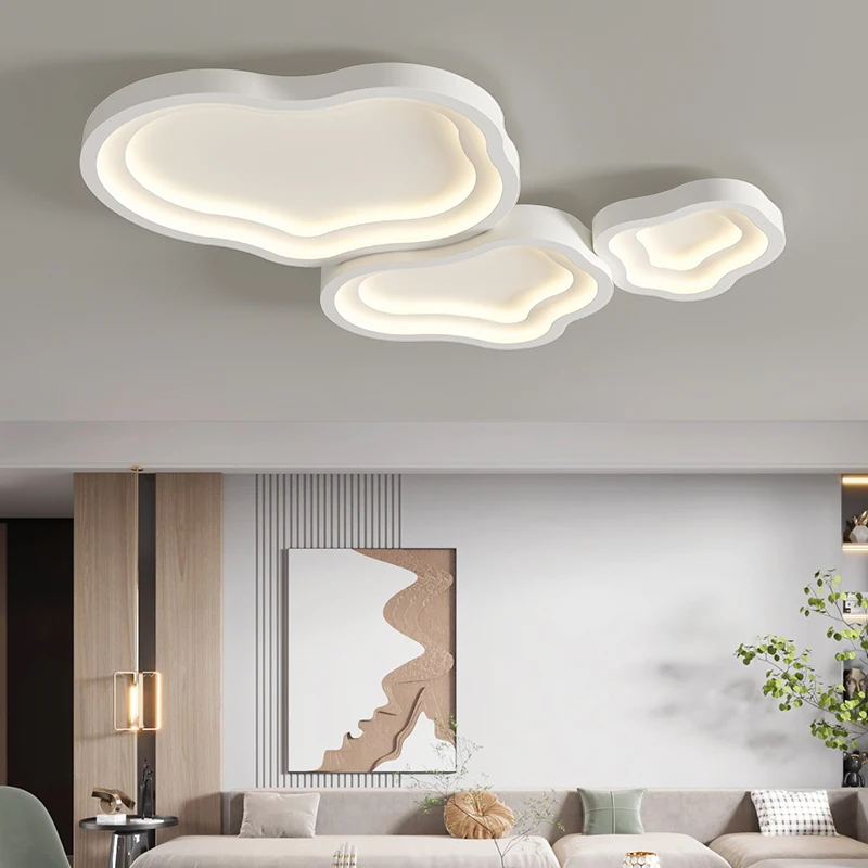 

Modern Minimalist Living Room Chandeliers Nordic Atmosphere Main Lamp Creative Hall Lamp Led Study Master Bedroom Ceiling Lights