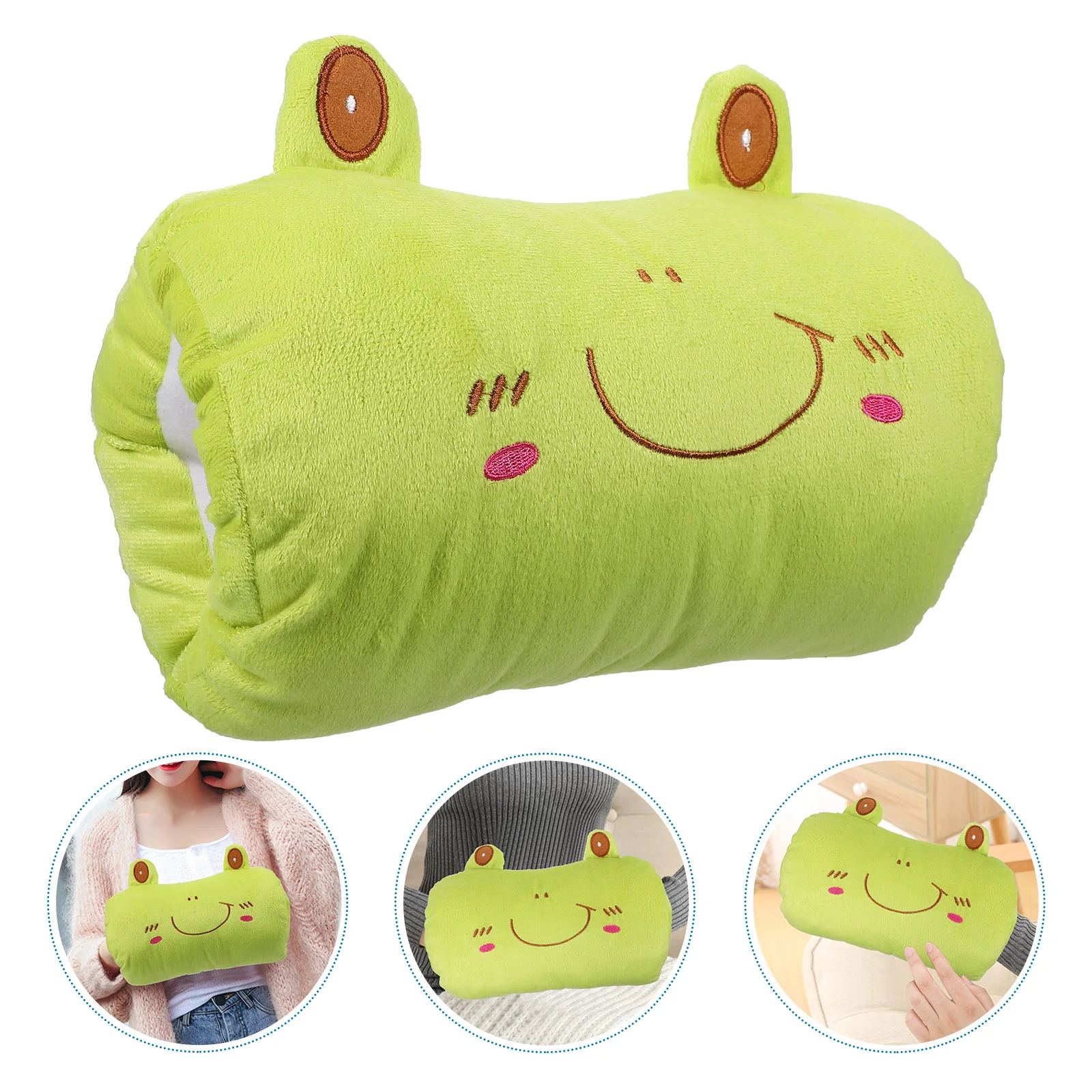 Hand Warm Pillow Cartoon Warmer Animal Lightweight Plush Multi-Purpose Cushion
