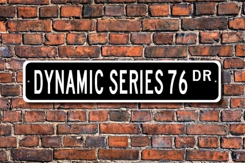 Dynamic Series 76, Oldsmobile Dynamic Series 76 sign, Oldsmobile Dynamic Series 76 gift, vintage car, Custom Street Sign, Qualit