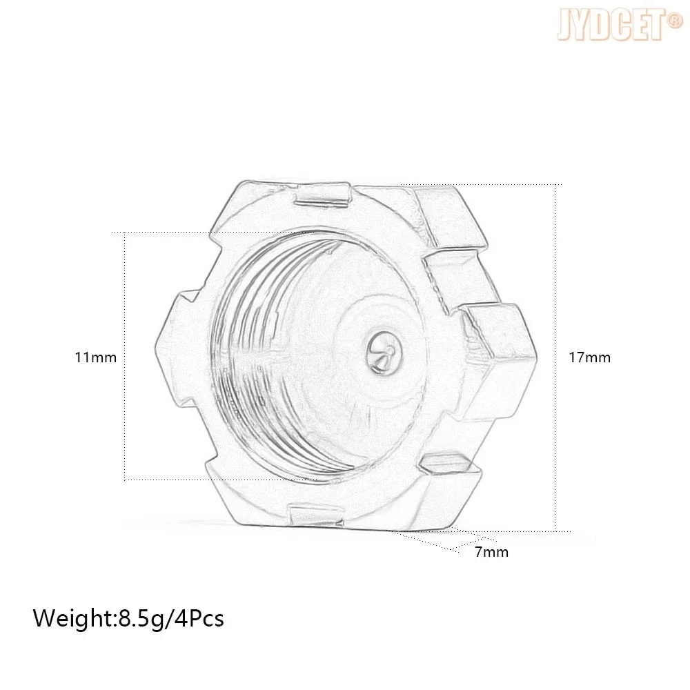 #AR310449 #AR330360 Aluminum 17mm Friction Dirt Shield Wheel Nuts for RC ARRMA 1/7 FELONY FIRETEAM MOJAVE 1/8 KRATON TALION