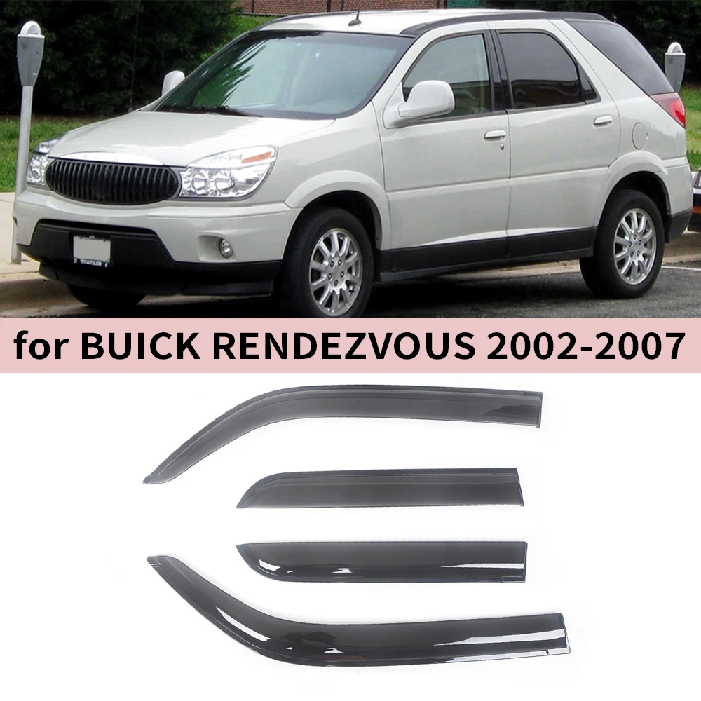 

Window Visor for Buick RENDEZVOUS 2002 2003 2004 2005 2006 2007 Wind Deflectors Rain Guards Door Visor Vent Shades Ventvisor