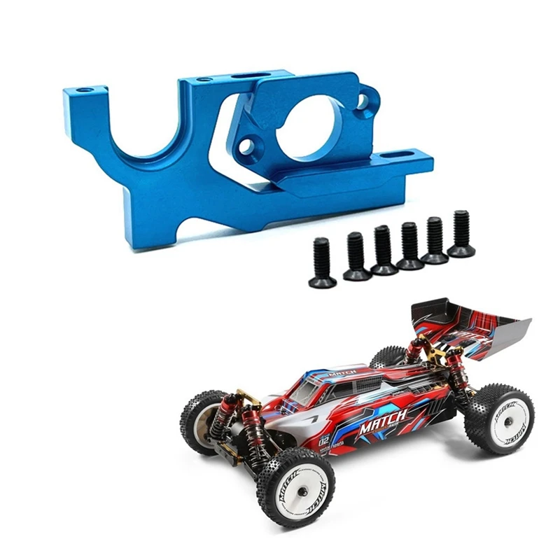 Metalen verstelbare motorsteun voor Wltoys 104072 104001 104002   1/10 RC Auto Upgrades Onderdelen Accessoires-Drop Ship