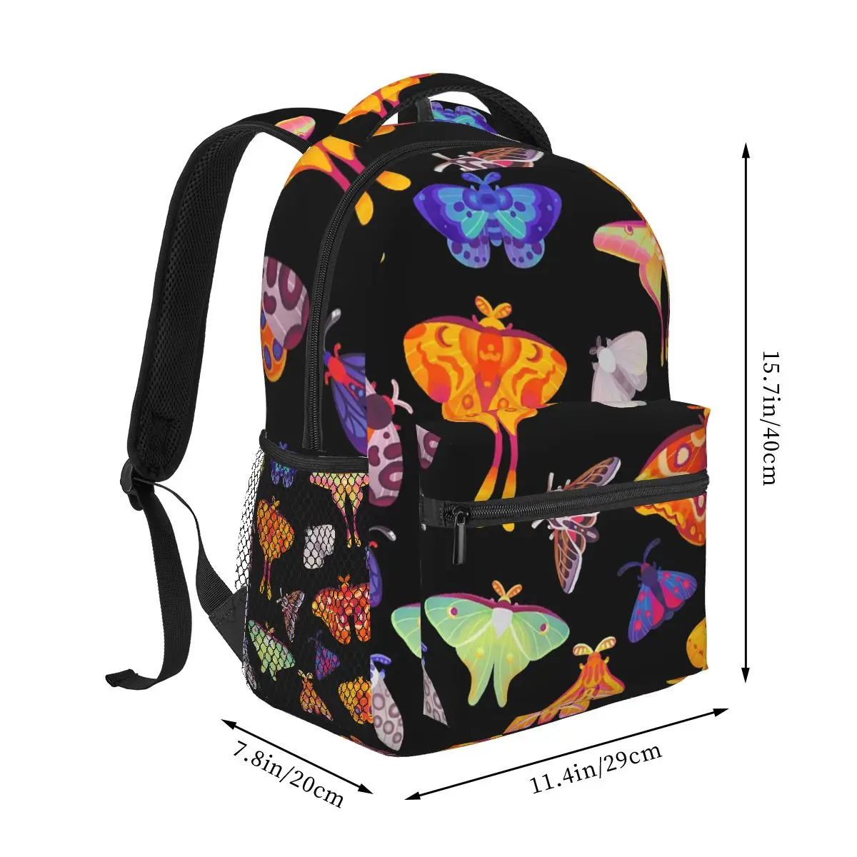 Mochilas de traça dos desenhos animados para crianças, mochilas escolares, mochila para laptop, bolsa de ombro, grande capacidade, mochila para meninos e meninas