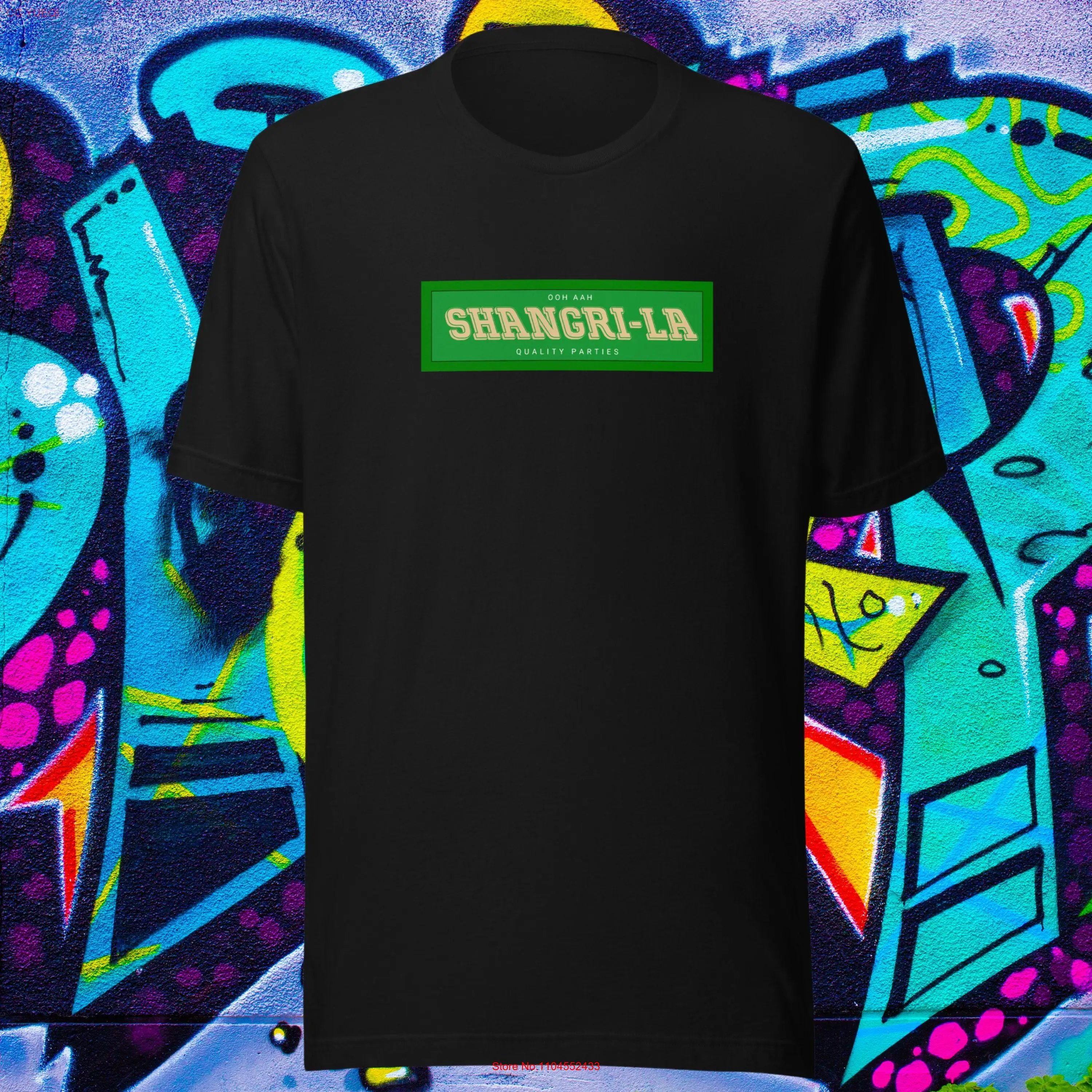 Ooh Aah Shangri La Glastonbury camiseta Festival manga larga o corta