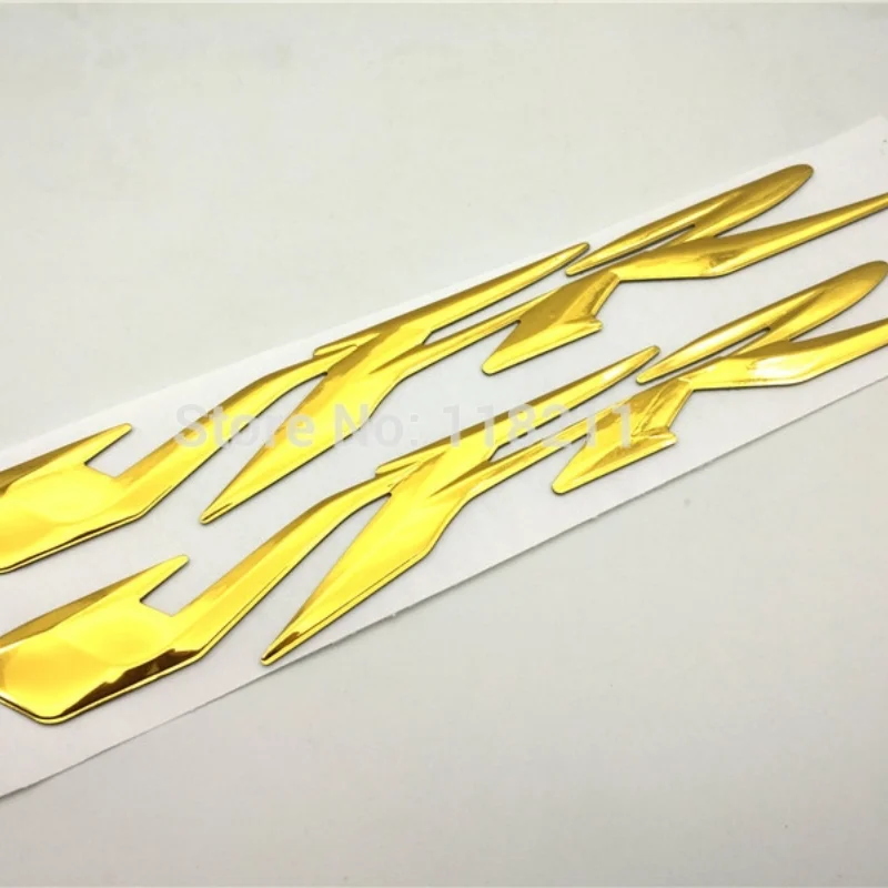 2Pcs/ Pair VFR 3D Raised Sticker Decals 23 x 2.8cm fits for HONDA VFR 400 800 1200 Motorcycle Bike