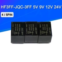 Relé HF3FF-JQC-3FF- 5VDC-1ZS 12VDC-1ZS 24VDC-1ZS(551) DIP5 1HS 4PIN 5V 12V 24V DC, 5 unidades