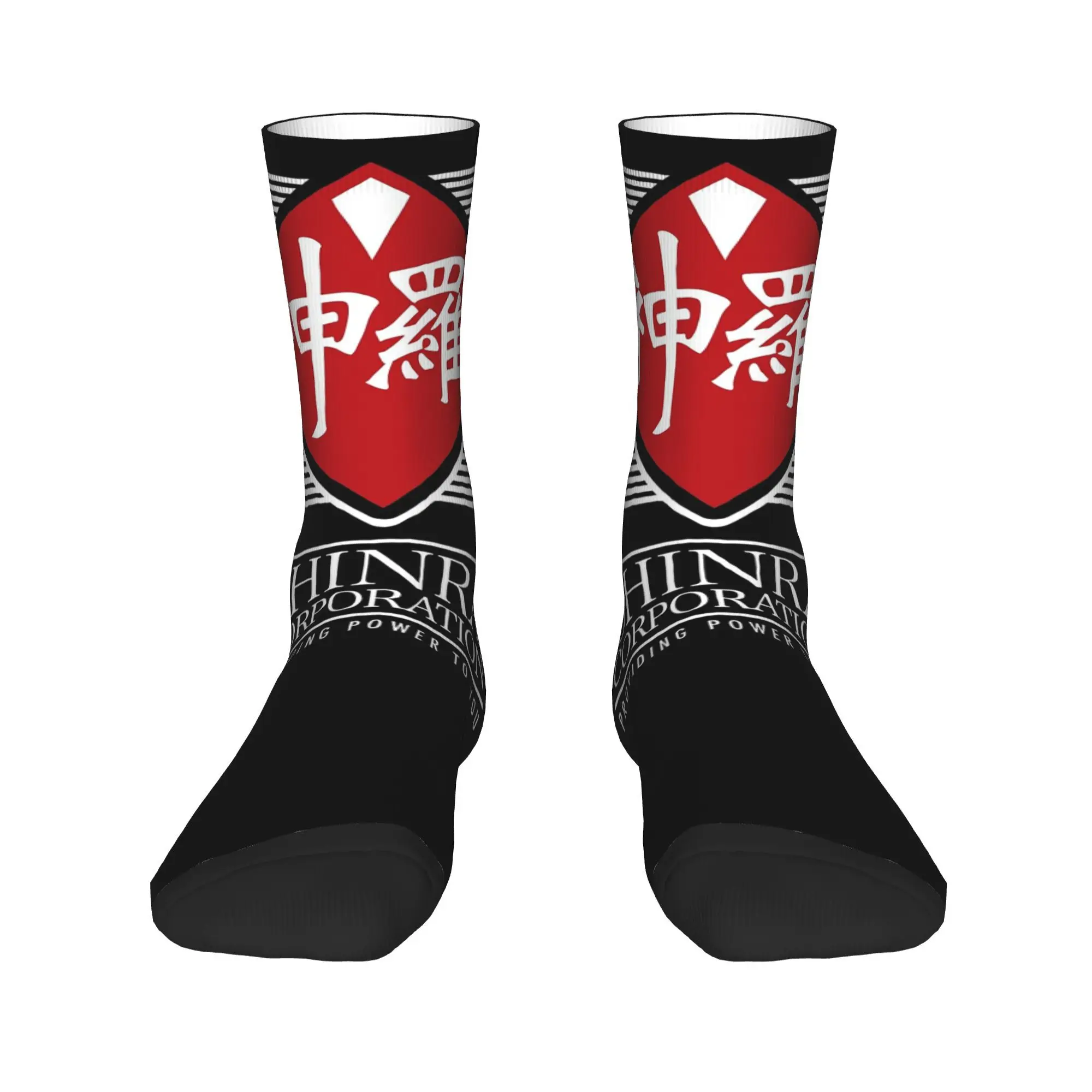 

Final Fantasy VII Shinra FF7 Corporation by Rev-Level Socks Harajuku Sweat Absorbing Stockings All Season Long Socks Accessories