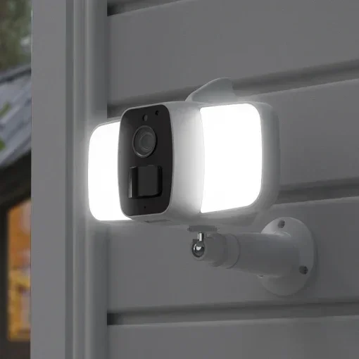 

Full color mode Two-way Talk 3mp night vision floodlight camera waterproof Battery flooding camera