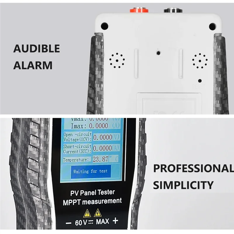 Penganalisis Daya MPPT 5-800W Penguji Panel Surya 9000D, Layar TFT 2.8", Alat Ukur Diagnostik Sistem PV Profesional
