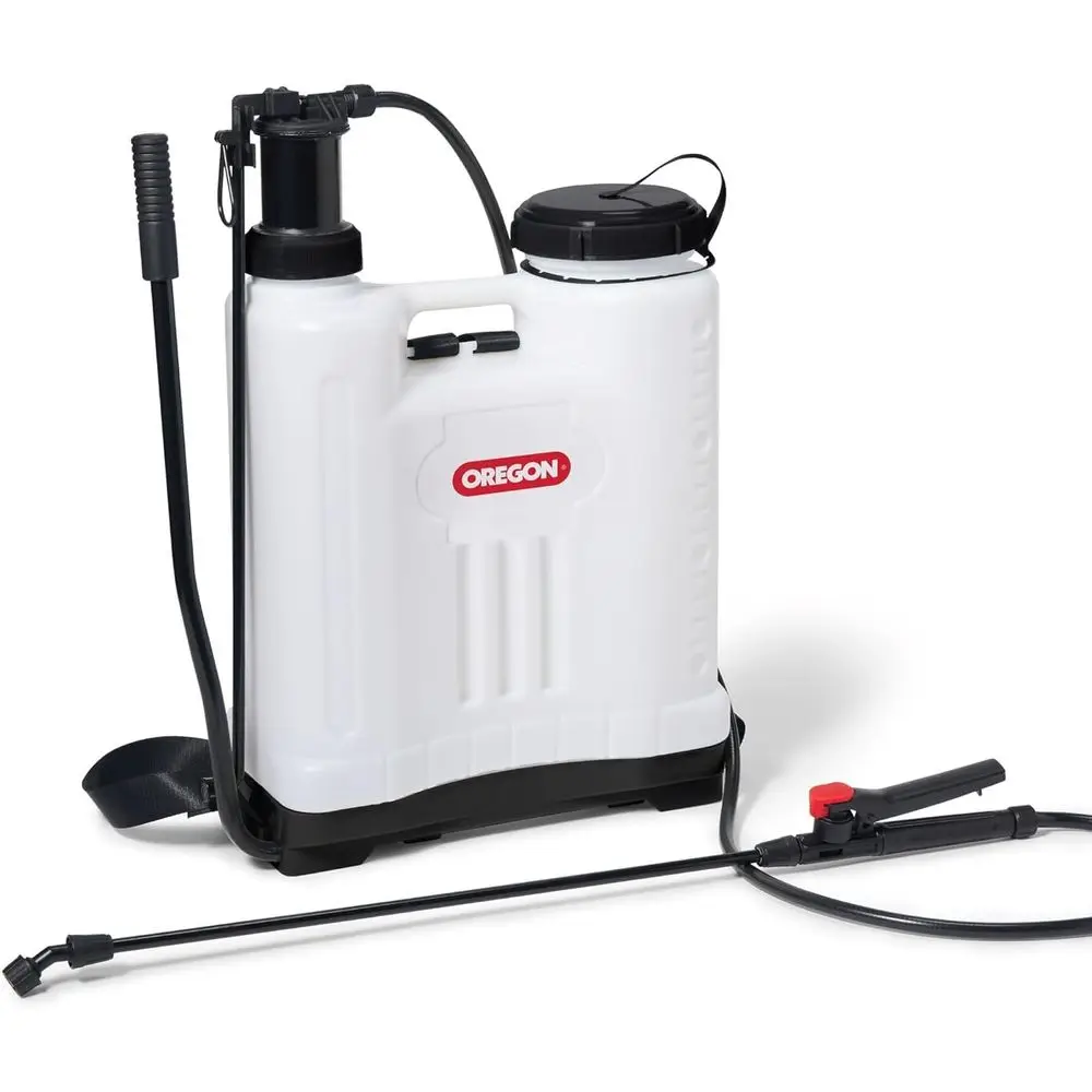 

16L Garden Backpack Sprayer with Adjustable Nozzles and Lance for Weed Control