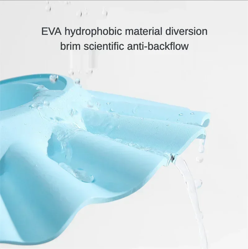 قبعة استحمام ناعمة قابلة للتعديل لغسل الشعر للأطفال، حماية الأذن، آمنة للأطفال، شامبو الاستحمام، غطاء رأس لحماية #6