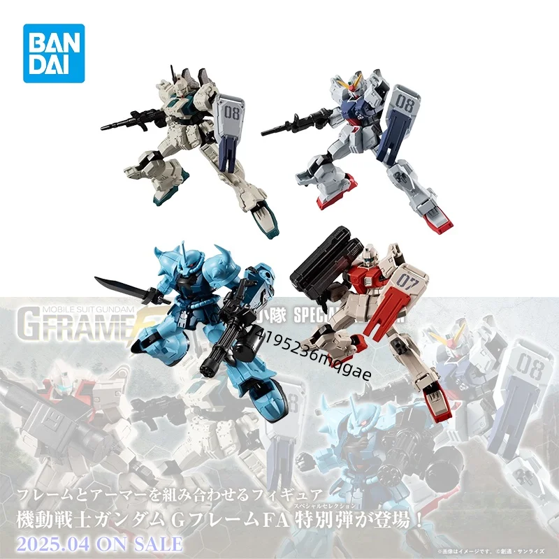 

In Stock Bandai Candy Toy MOBILE SUIT GUNDAM G FRAME FA MS-07B-3 GOUF CUSTOM RX-79[G] Gundam Ground Type Assembly model Original