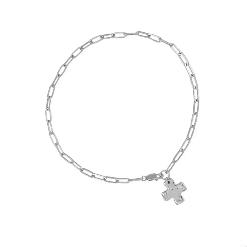 صليب سميك سحر قلادة الصلب المقاوم للصدأ طبقات عتيقة عظم عظم العظم هدية المجوهرات مجموعة 964A #5