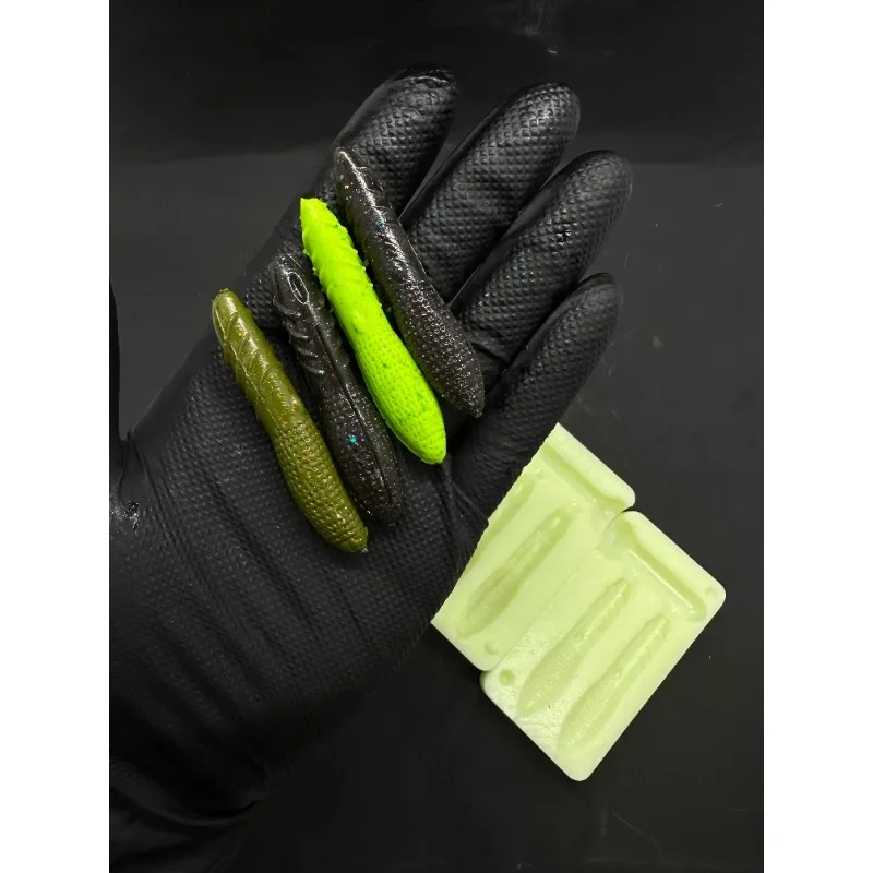 

Xlure High Temperature Resistant Resin Mold, Road Sub Soft Bait, Soft Insect Noodle Worm DIY Mold