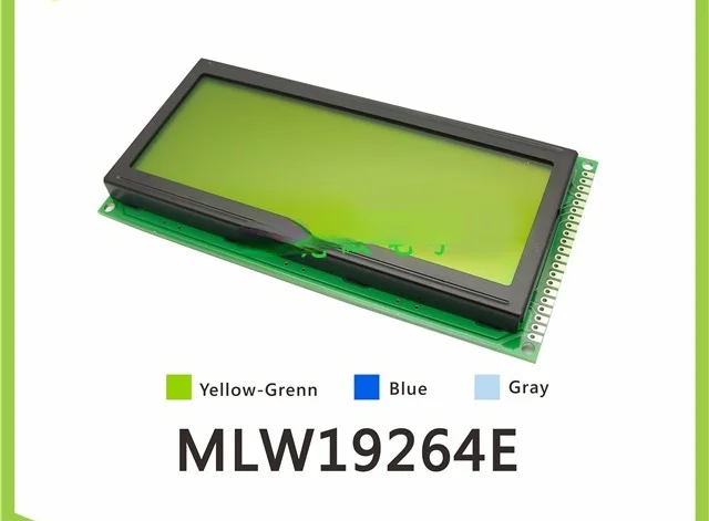 

19264 LCD LCD Screen Module Parallel Port 192X64 Industrial Graphics Dot Matrix Screen Module MLW19264E