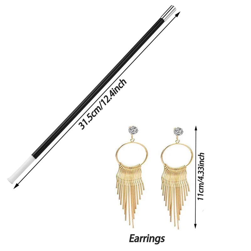 إكسسوارات ملابس تنكرية للنساء والفتيات ، طقم مجوهرات ، 20 ثانية ، إكسسوارات