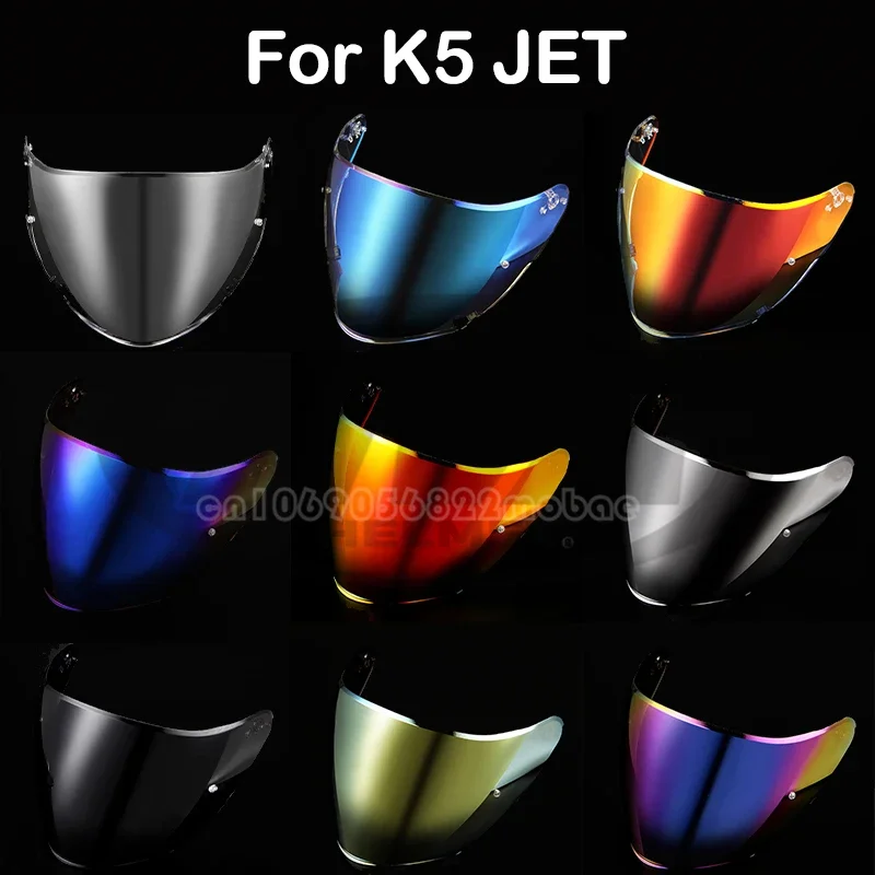 

Helmet Visor for AGV K5 JET Helmet Shields UV Protection Windshield Sunshield Casco Moto Accessories