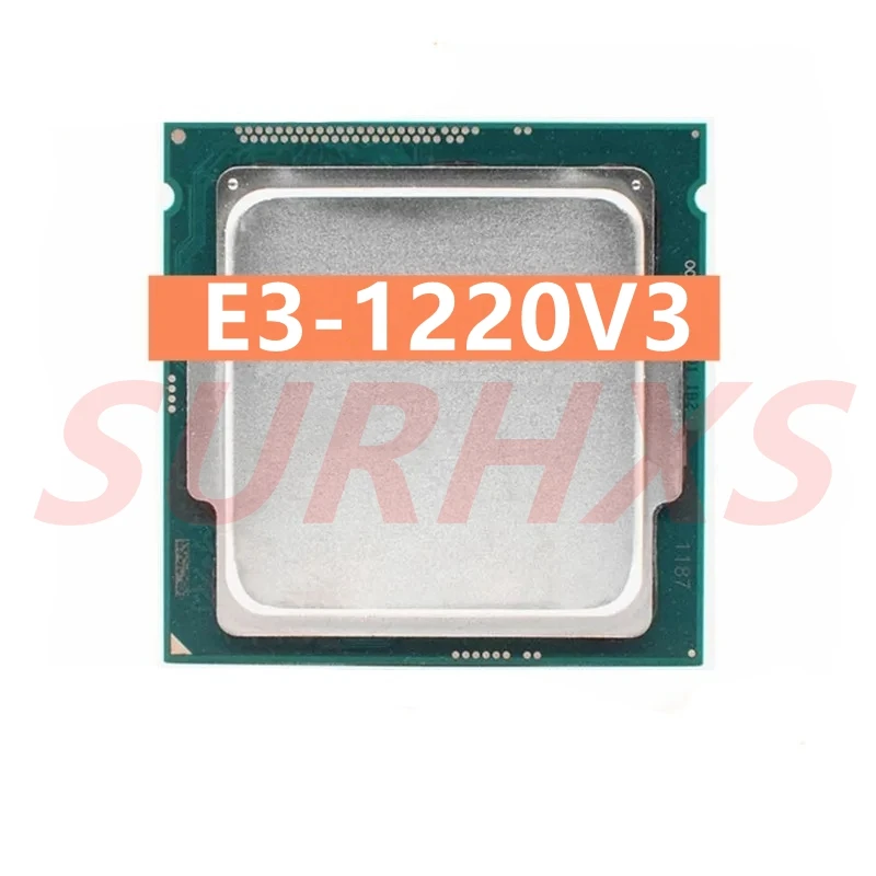 Xeon E3 1220 V3 CPU 3.1GHz 8MB 4 Core SR154 LGA 1150 E3-1220V3 Processor Support H55 Motherboard