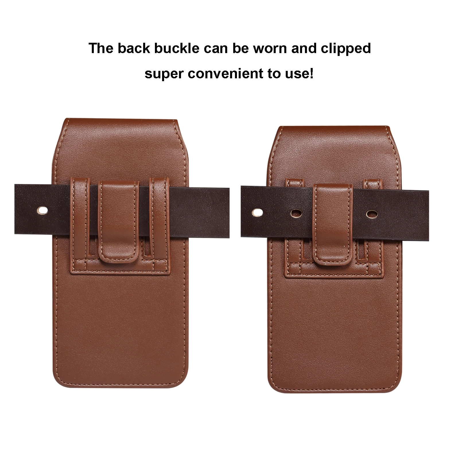 Etui na telefon ze skóry bydlęcej Męska torba na talię do Samsung Galaxy A05s A14 A24 A34 A54 A13 A23 A33 A53 A12 A32 A52 Etui na kaburę — zdjęcie produktu 4