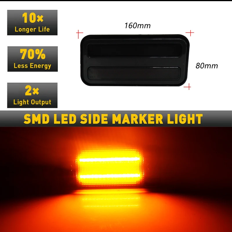 Samochodowe przednie i tylne światła Sidemarker na lata 1970-1981 Pontiac Firebird Turn SignalLights/światła do jazdy boczne światła obrysówka kierunkowskaz