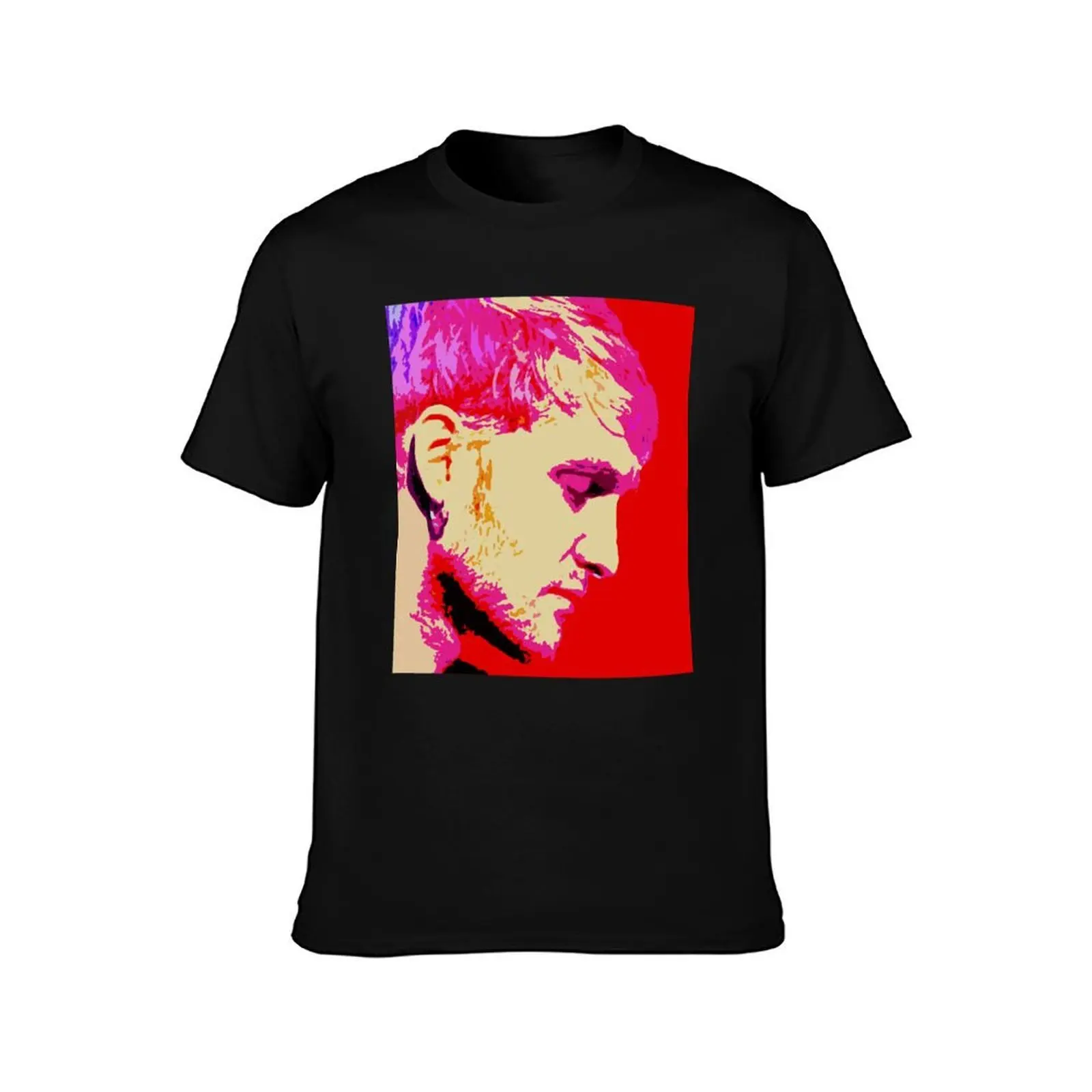 Layne Staley Alice In Chains Black and White gift T-Shirt Work Utility Short Sleeve Shirt T-Shirt
