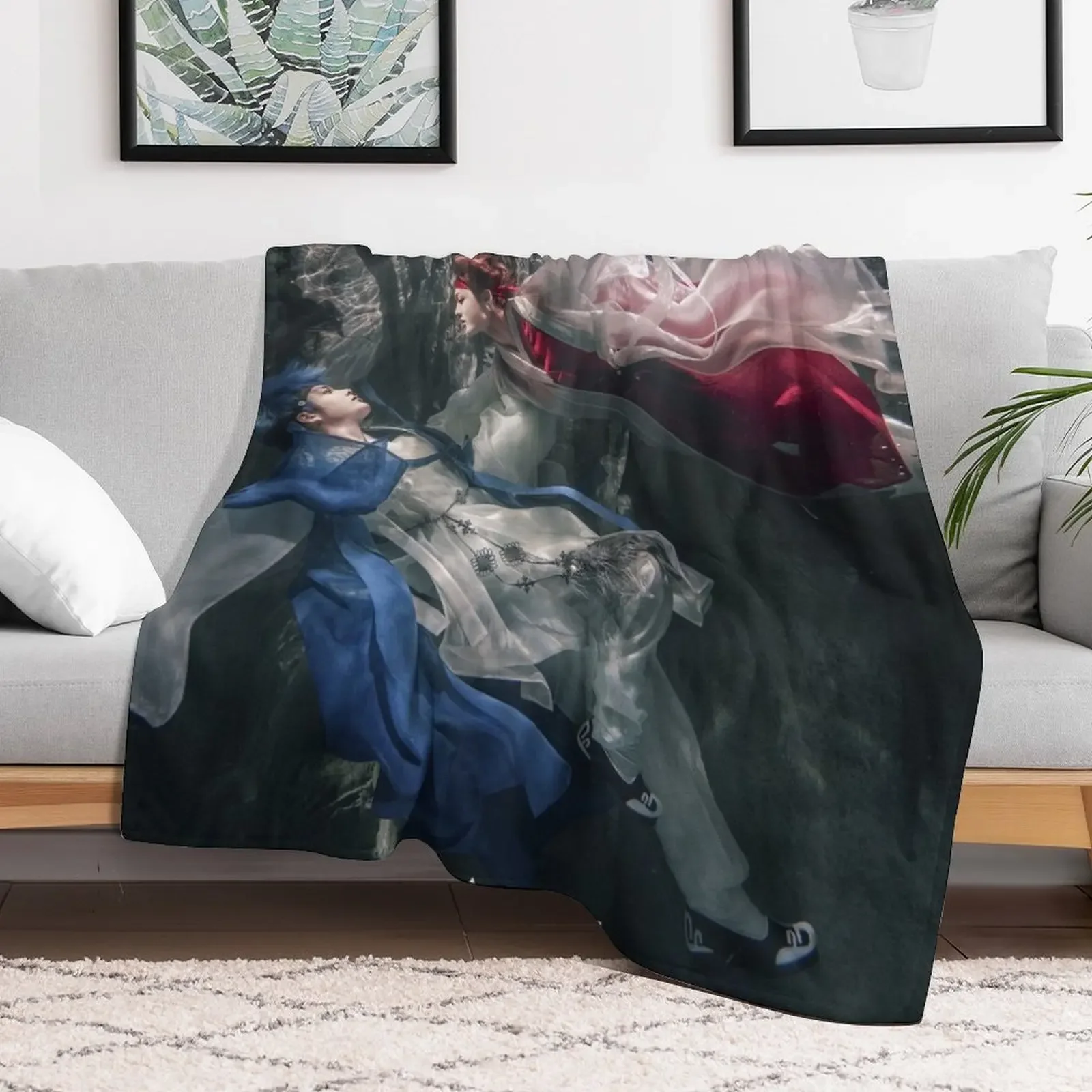 New JUN and CHAN HJZM:The Butterfly Phantasy Throw Blanket Soft Solid Color Blanket for Couch Bed