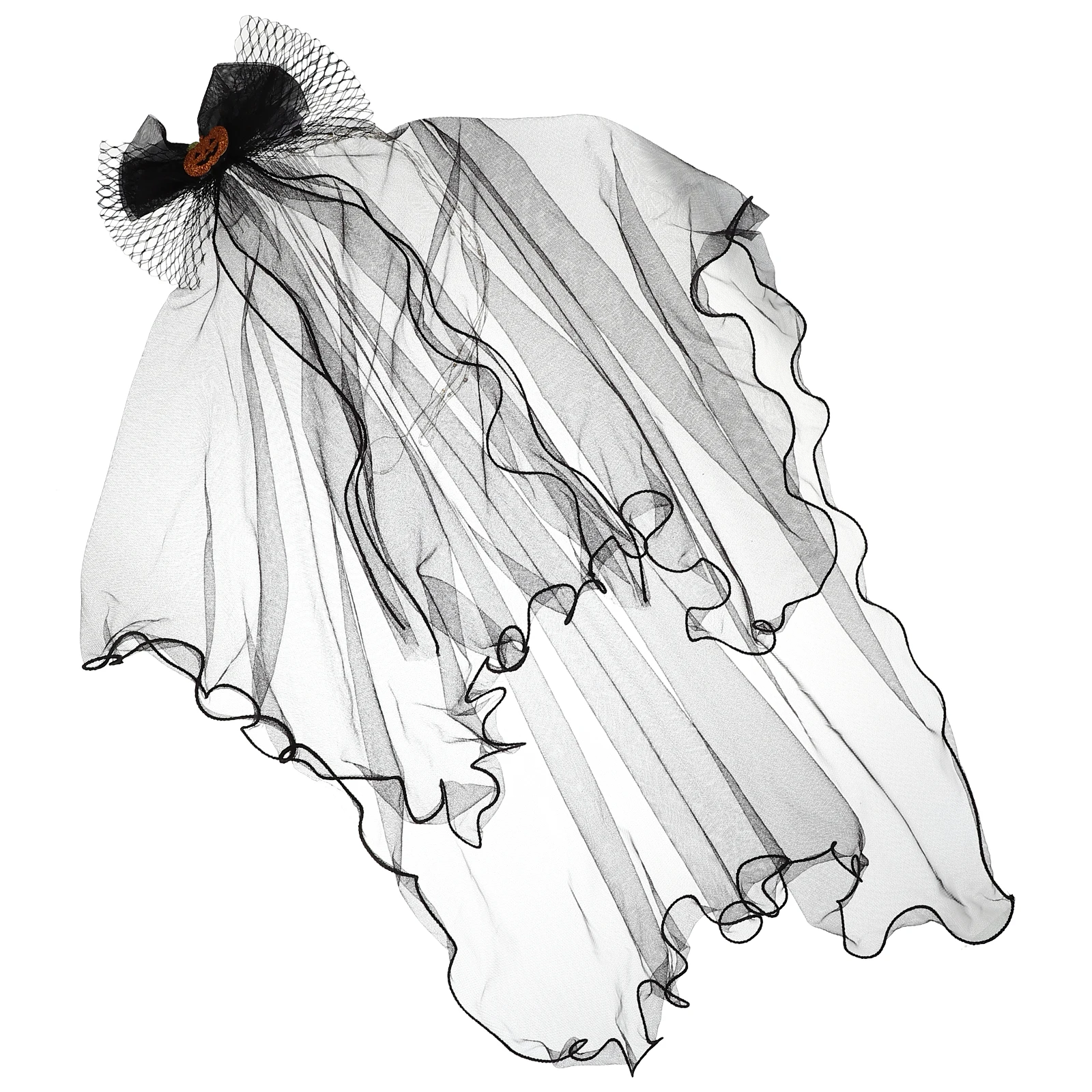 

Funny Veil Hair Accessories Halloween Headband with Charming for Women Fabric Cosplay Elegant