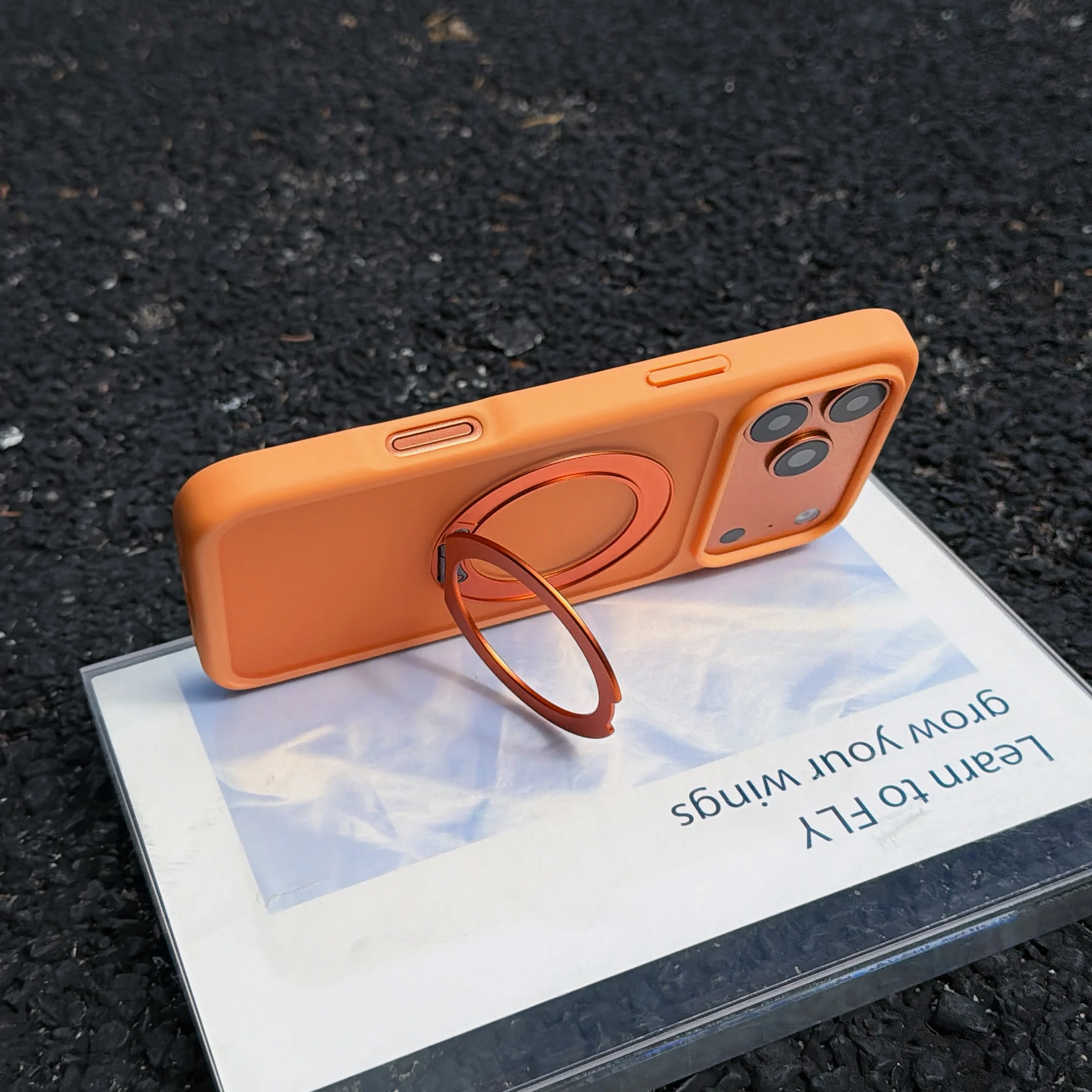 Magnetic For Magsafe Stand Phone Case For iPhone 17 16 Pro M