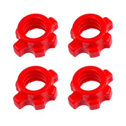 4 Pcs Dumbbell Bar Nut Barbell Fixing Accessories Home Gym Equipment Collar Exercise Handles Plate Fitness Supplies