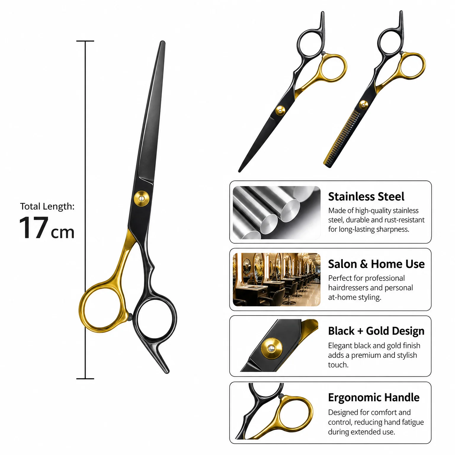 مقصات قص الشعر الاحترافية، مقص - مراجعة Hair Care Kit وسعره