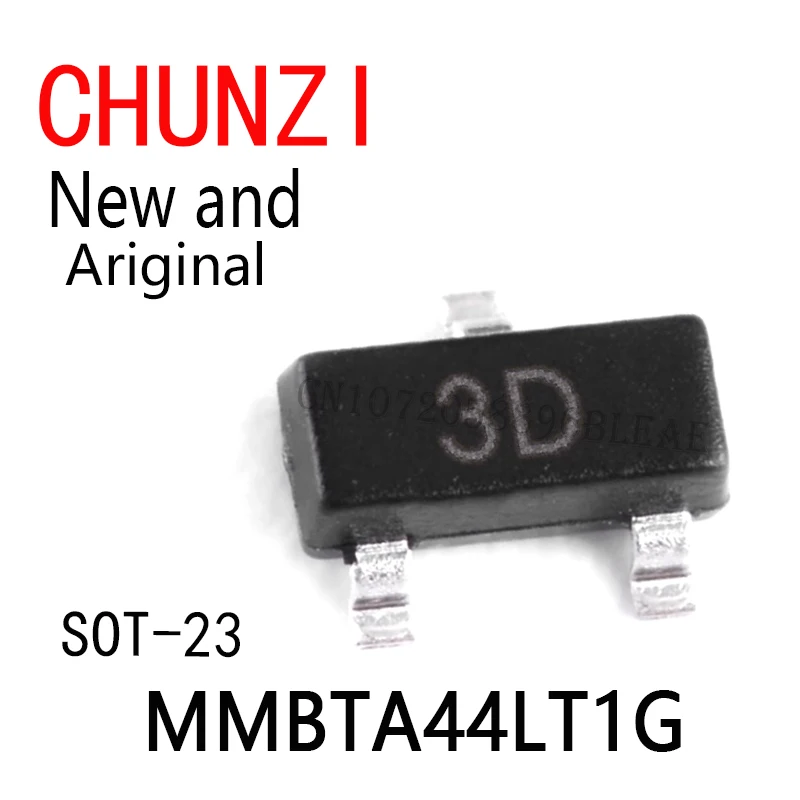 100PCS New and Original SMD MMBTA44 3D A44 MMBTA44L Transistor SOT-23 MMBTA44LT1G