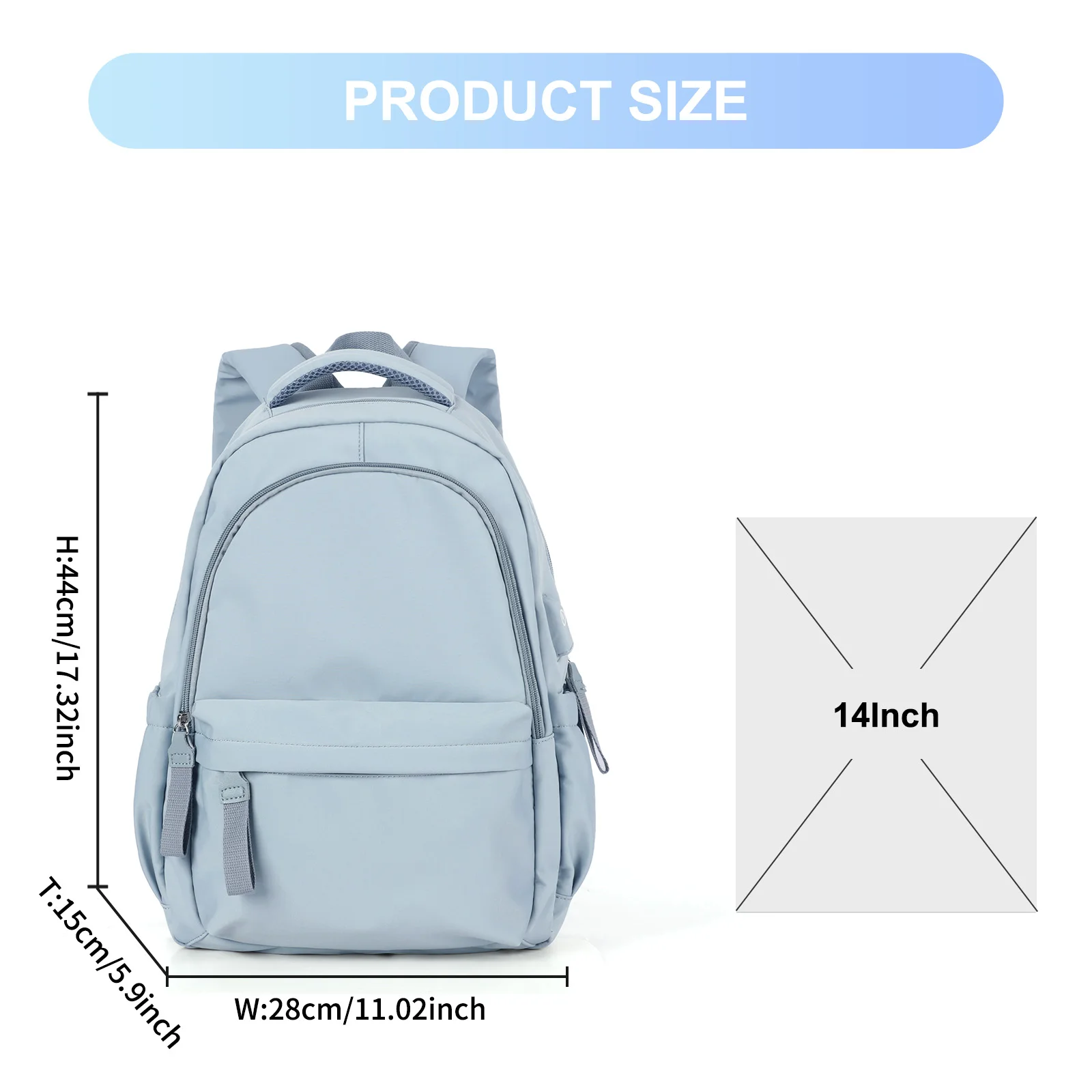 Unisex Backpacks Travel Bag School chi da Backpack Waterproof 14 inch Laptop Backpack Women Men  Fashion Leisure Daypack Bookbag