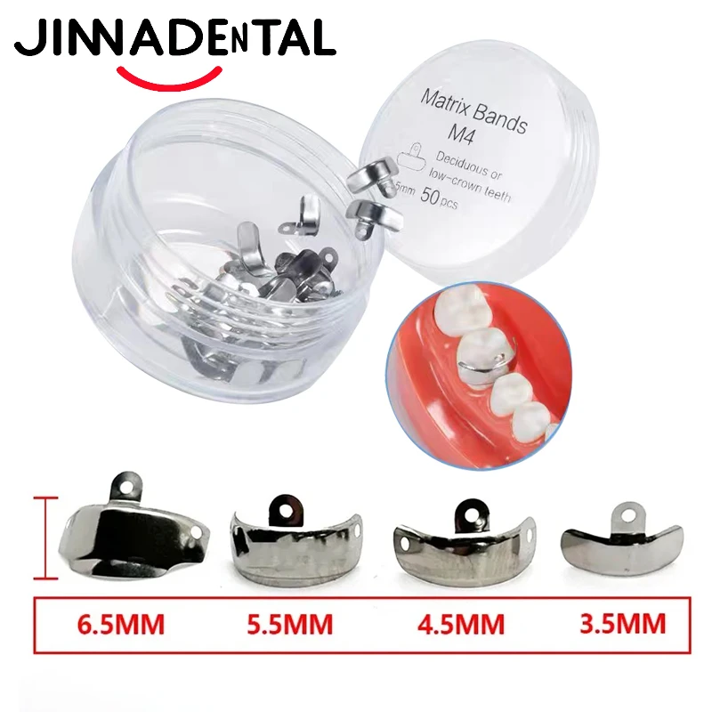 

Dental Matrix Bands Niti Spring Clamping Ring Dentistry Sectional Contoured Matrix Bands Dentist Materials Tools Short/tall/wide