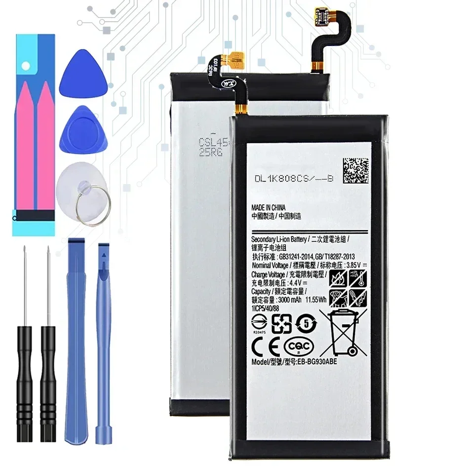 EB-BG930ABE EB-BG935ABE Battery For Samsung Galaxy S7 G930 G930F SM-G9300 S7 Edge S7edge G935 G935FD SM-G935F Li-ion Replacement