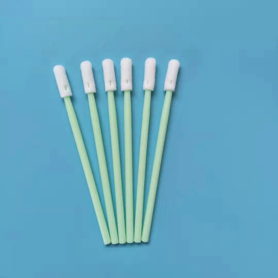 100pcs/Lot Cleaning Sponge Cleanroom Stick Fiber Optic Cleaning Tool Micro For Fiber Cleaning Foam Swab Printhead Cleaning Tool