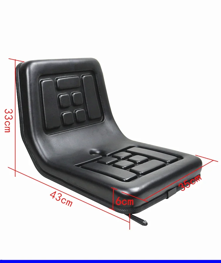 New Tractor Seat, Agricultural Machinery Universal Three Wheel Small Connected Seat, Wind East Red Suspension Upper Seat