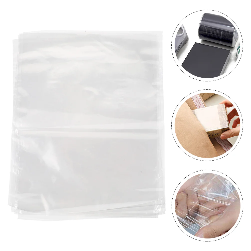 200pcs Clear POF Transparent Heat Shrink Bag Shrinkable Packaging Sealer Bag Heat Shrink Wrap Wrap Bags